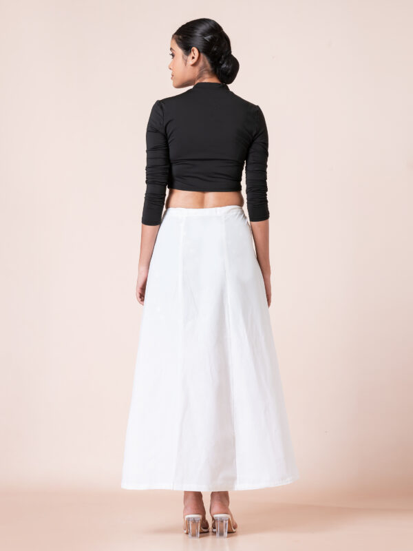 Women's Solid 100%cotton Petticoat | Adjustable Inskirt Petticoat for Women and Girl's - Image 4