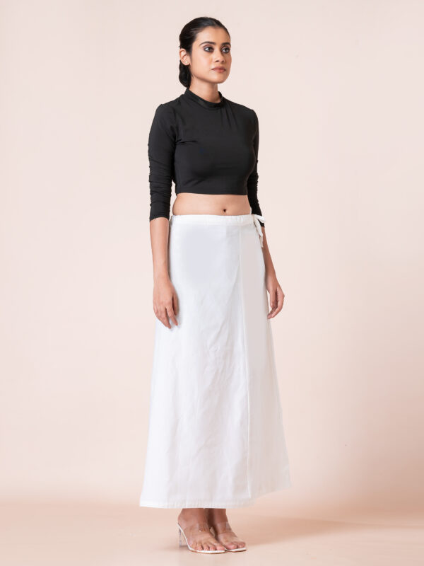 Women's Solid 100%cotton Petticoat | Adjustable Inskirt Petticoat for Women and Girl's - Image 3