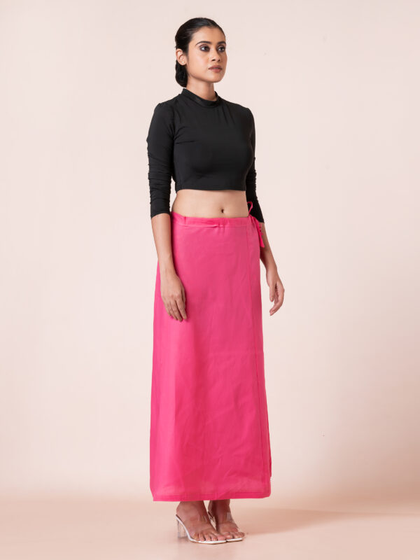 Women's Solid 100%cotton Petticoat | Adjustable Inskirt Petticoat for Women and Girl's - Image 2
