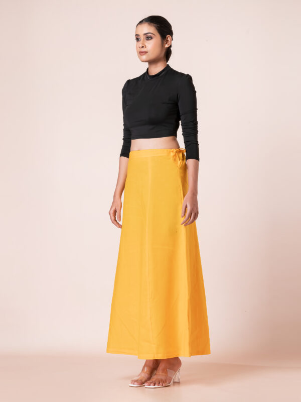 Women's Solid 100%cotton Petticoat | Adjustable Inskirt Petticoat for Women and Girl's - Image 3