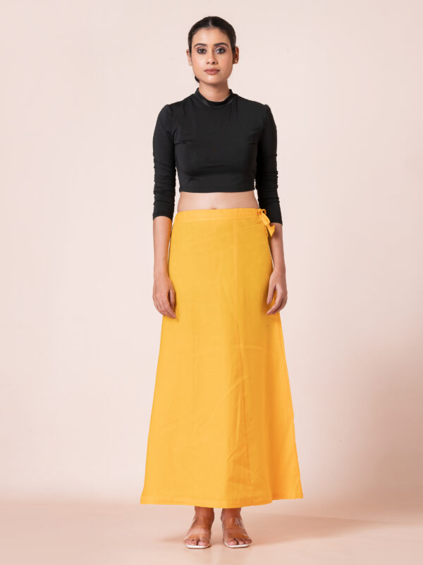 Women's Solid 100%cotton Petticoat | Adjustable Inskirt Petticoat for Women and Girl's