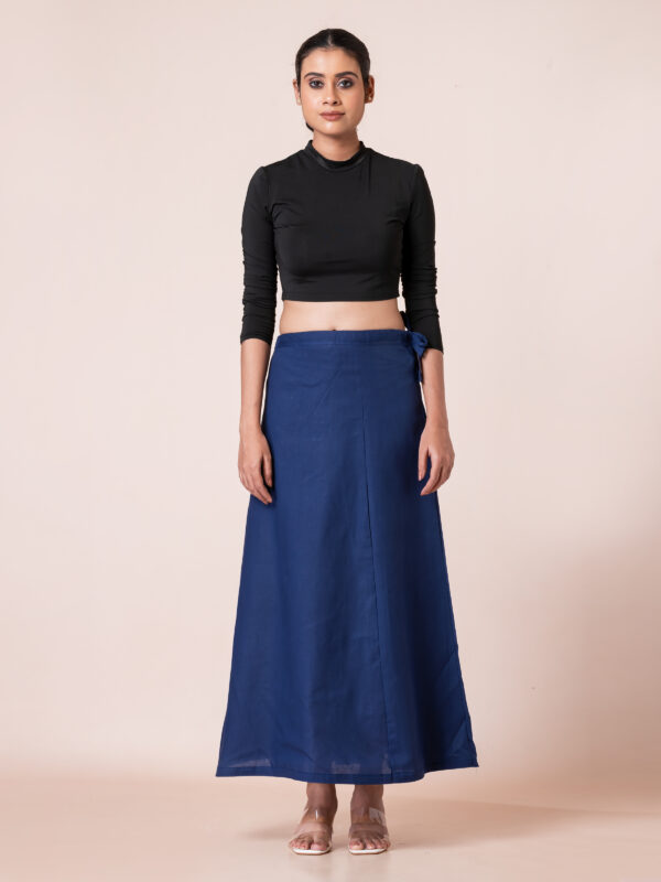 Women's Solid 100%cotton Petticoat | Adjustable Inskirt Petticoat for Women and Girl's