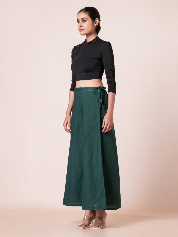 Women's Solid 100%cotton Petticoat | Adjustable Inskirt Petticoat for Women and Girl's - Image 2