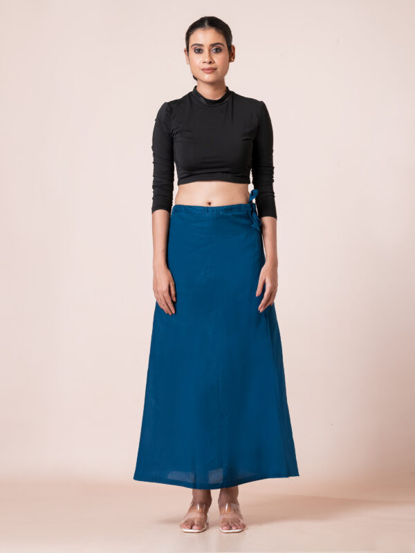 Women's Solid 100%cotton Petticoat | Adjustable Inskirt Petticoat for Women and Girl's
