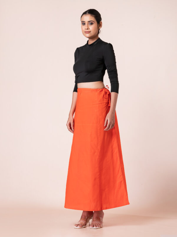 Women's Solid 100%cotton Petticoat | Adjustable Inskirt Petticoat for Women and Girl's - Image 2