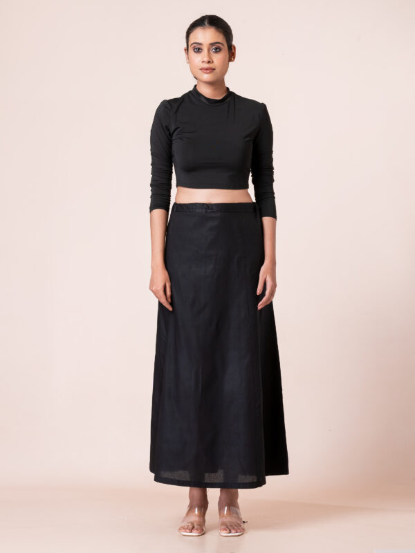 Women's Solid 100%cotton Petticoat | Adjustable Inskirt Petticoat for Women and Girl's