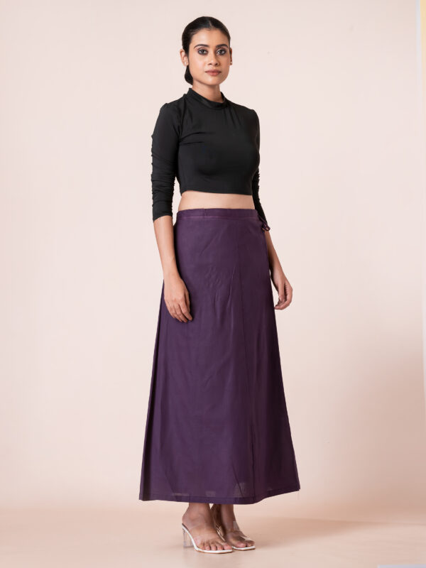 Women's Solid 100%cotton Petticoat | Adjustable Inskirt Petticoat for Women and Girl's - Image 3