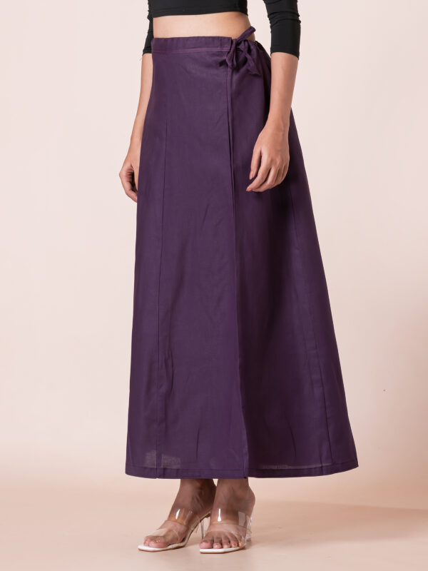 Women's Solid 100%cotton Petticoat | Adjustable Inskirt Petticoat for Women and Girl's - Image 2