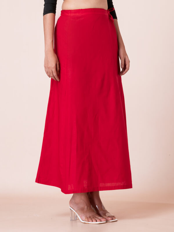 Women's Solid 100%cotton Petticoat | Adjustable Inskirt Petticoat for Women and Girl's - Image 3