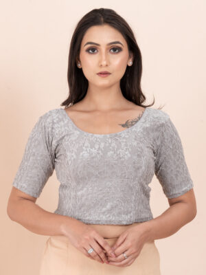 Women's Braso Cotton Half Sleeve Blouse for Women | Stylish Floral Pattern Solid Color Blouse for Women and Girl's