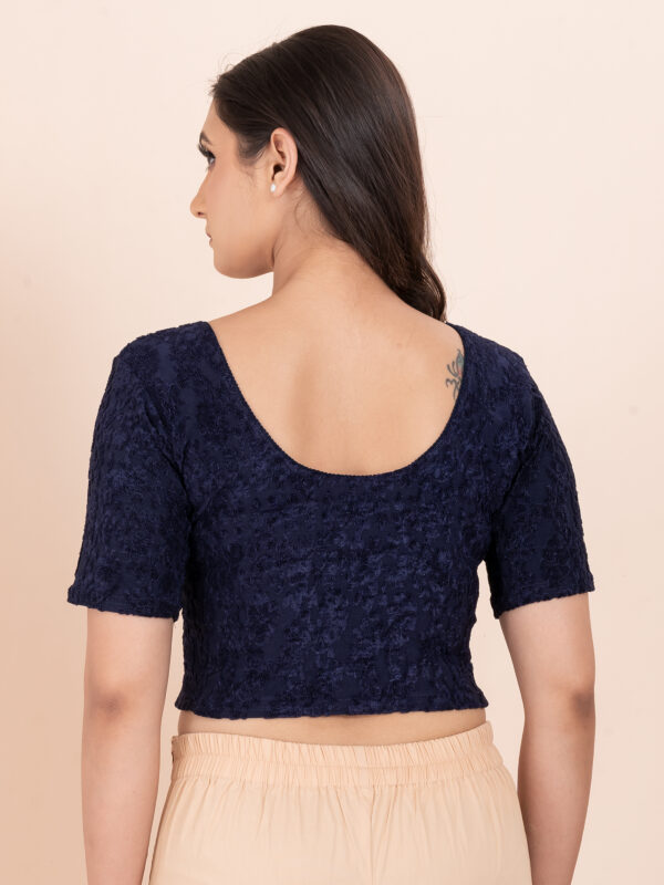 Women's Braso Cotton Half Sleeve Blouse for Women | Stylish Floral Pattern Solid Color Blouse for Women and Girl's - Image 6