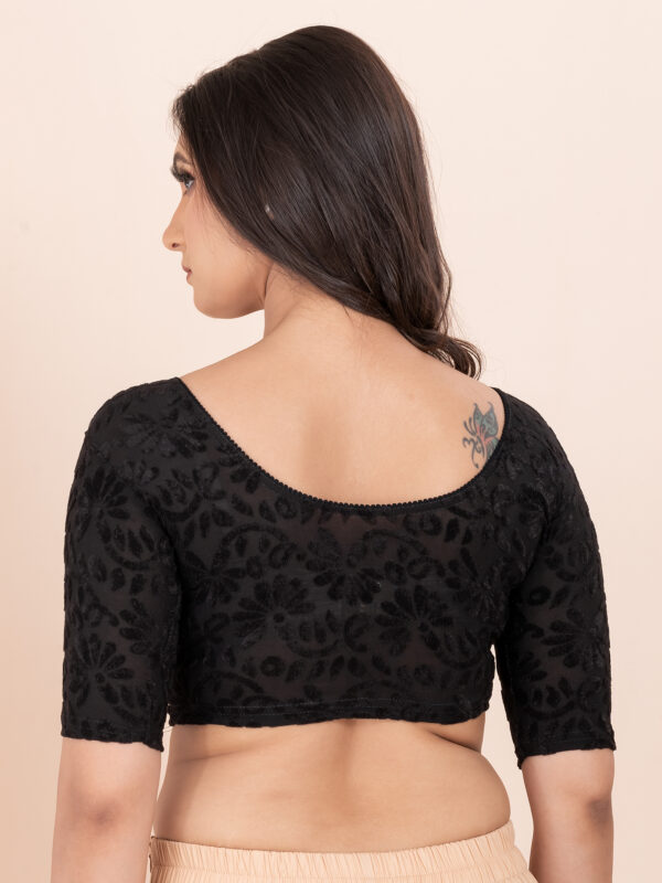Women's Braso Cotton Half Sleeve Blouse for Women | Stylish Floral Pattern Solid Color Blouse for Women and Girl's - Image 6