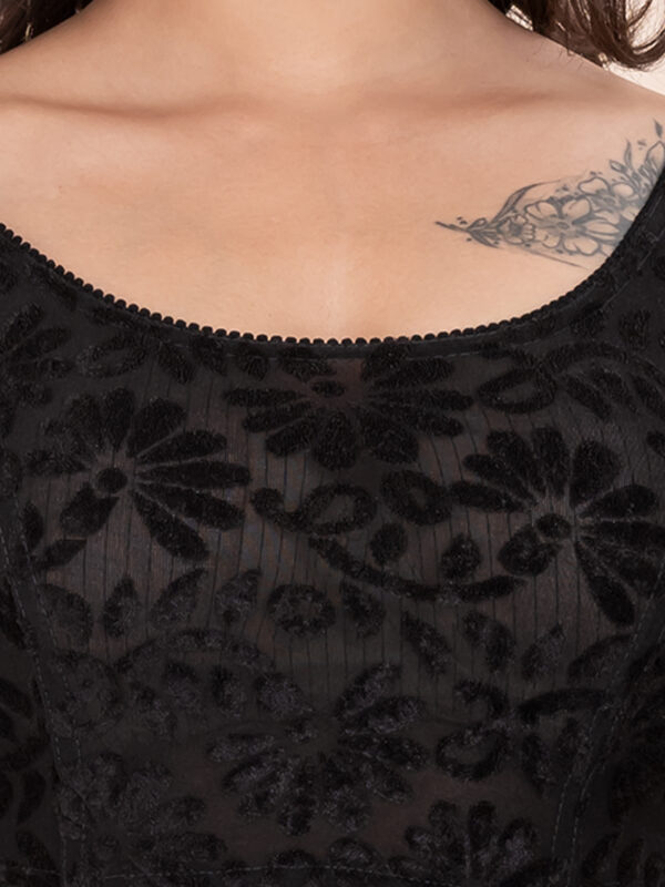 Women's Braso Cotton Half Sleeve Blouse for Women | Stylish Floral Pattern Solid Color Blouse for Women and Girl's - Image 5